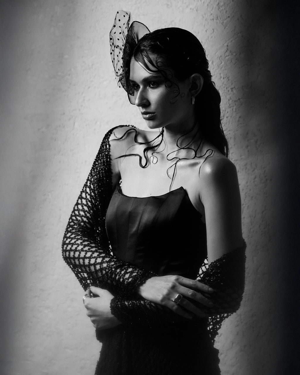 The Noir Rose Gown