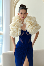 The Ivory Cloud Couture Set cape